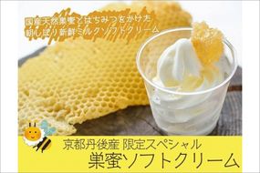 京都・丹後産 限定スペシャル巣蜜ソフトクリーム(120ml×5個入)　RM00017