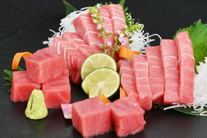 まぐろ 本マグロ背トロ 約400g(200g×2柵) [豊洋海産流通 宮城県 気仙沼市 20563371] 中トロ 刺身 冷凍 CF01