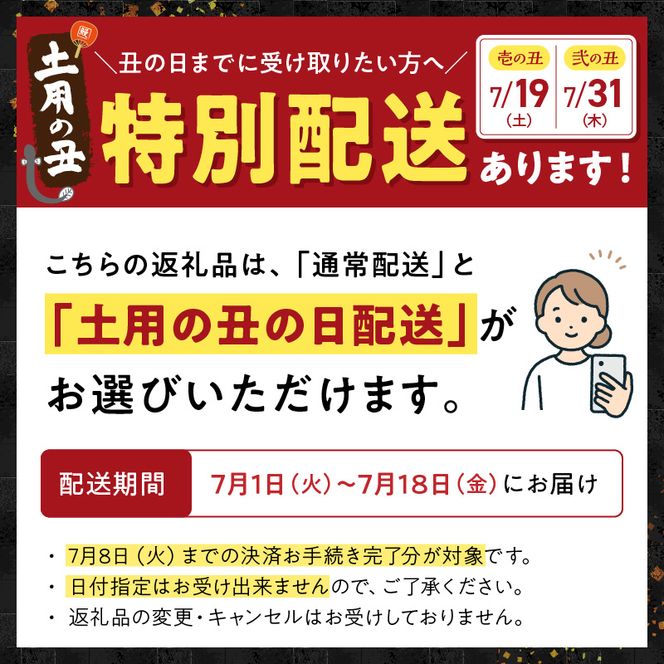 【通常配送】老舗のうなぎ　【特選上長焼】２尾セット（秘伝のタレ・山椒付） [081N04]