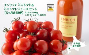 【先行予約】『定期便：全5回』エンリッチミニトマトセット【070003】