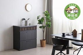 RESE(レセ) 80カウンター引出 【キッチンカウンター 食器 食器棚 キッチン 家具 国産 収納 台所収納 完成品】(H060649)