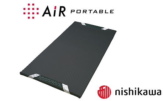 西川エアーモバイルマット　スリム エアーポータブル］モバイルマットスリム 3.5×60×180cm マルチ