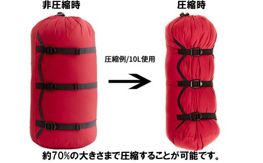 [R153] oxtos NEW透湿防水コンプレッションバッグ 6L【ブルー】