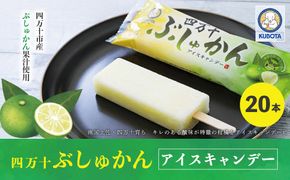 久保田食品 四万十ぶしゅかんアイスキャンデー 20本 入り 冷菓 菓子 冷凍 冷凍便 アイス アイスキャンデー スイーツ おやつ おいしい フルーツ 柑橘 果汁 四万十市産 ぶしゅかん 人気 おすすめ グルメ ご当地 お取り寄せ ギフト 夏ギフト お中元 お歳暮 贈答 25-444
