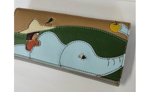 「鞄工房　香」レザー長財布「旅人」 FAA3019