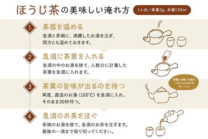 水野茶園のお茶　ほうじ茶セット（かりがねほうじ200g×２袋・上ほうじ200ｇ×４袋）【0022-005】
