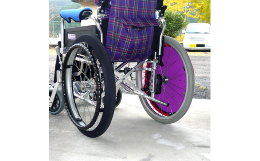 クロッツ 車輪カバー(2個1組/車椅子サポート用品)_2014R