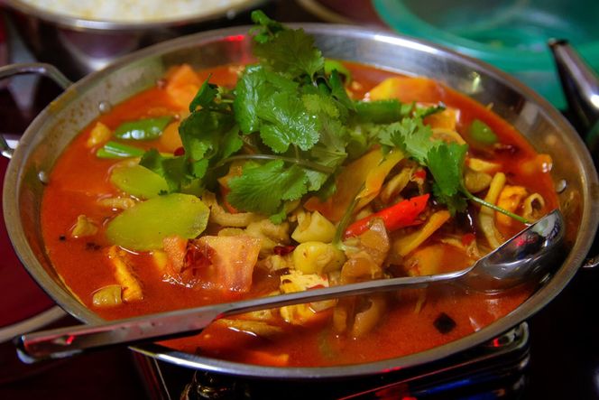 DG097 本格 薬膳 火鍋 雲仙 もみじ豚 ロース 600g セット [鍋 薬膳鍋 薬膳火鍋 スープ]