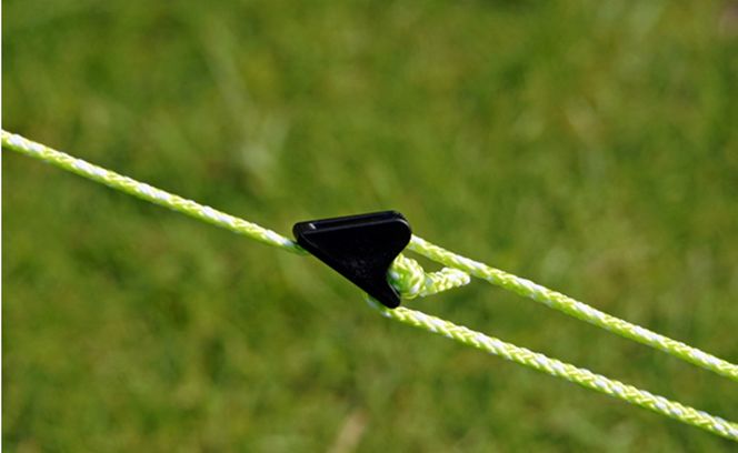 [R260] oxtos 蓄光テント用張り綱 3㎜ 4本セット