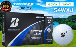 【2024年モデル】ゴルフボール TOUR B XS ホワイト 1ダース ～ブリヂストン ツアービー～