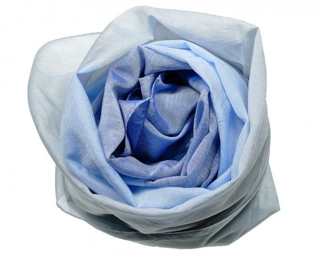 富士桜工房コットン×シルクストール SURURI (ラピスラズリ)スルリと滑るようなサラサラ質感！ FAA4039