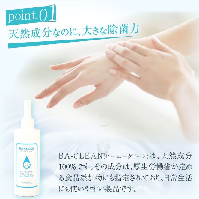 除菌・消臭剤BA-CLEAN(ビーエークリーン)小牧市ふるさと納税限定品[028J01]