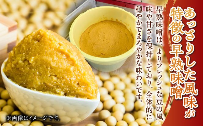 かみきい味噌　味比べセット　熟成こくうま味噌750g ×　3パック　と 早熟あまうま味噌750g × 1パック　《築上町》【上城井ふれあい協議会 味噌部会】 味噌 みそ[ABDK004]