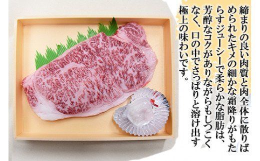 ＜宮崎牛ロースステーキ約250g＞翌月末迄に順次出荷【a0145_sb】