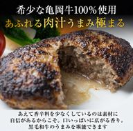 ＜ビストロ・エテ＞eteの 亀岡牛１００％ 無添加 プレミアム ハンバーグ 冷凍 5個セット 150g×5個 計750g《真空パック 個包装 贈答 ギフト》