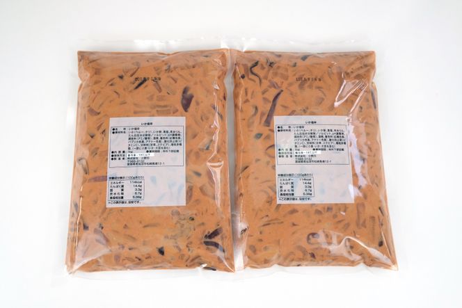 いか塩辛 2kg（1kg×2p） 冷凍 [小野万 宮城県 気仙沼市 20564605] 魚 魚介類 いか イカ 塩辛 イカ塩辛 おつまみ 珍味