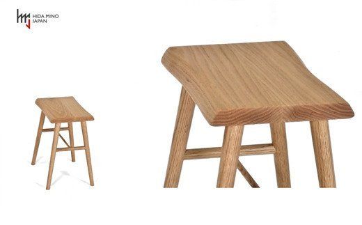 D67-03 スツール/サイドテーブル【オーク材】JCW73014O ONO