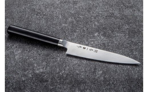 H125-01 関喜一作/ダマスカスモデル (三徳 ペティ桐箱入りセット)