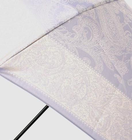 槙田商店【晴雨兼用】長傘 kirie ペイズリー:アイスブルー FAA5041