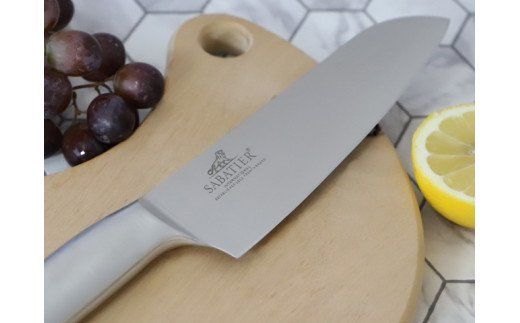 H10-28 サバティエ オリジナル オールステンレス三徳包丁