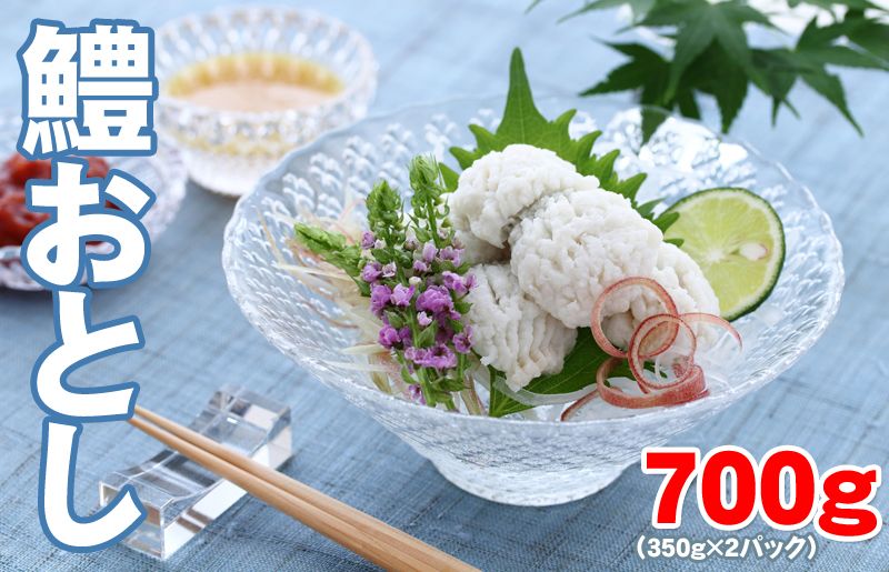 kgp0065 地物 手作り鱧おとし(湯引きはも)700g からし酢みそ・梅肉付