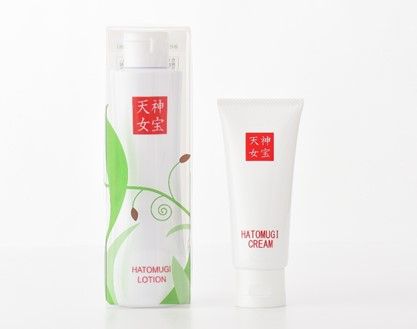 [M001] 自然派はとむぎ化粧品『みたから天女』化粧水＆クリームセット