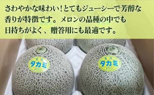 【2025年4月下旬～発送】【豪華！3回 定期便 】プリンスメロン タカミメロン 温州みかん（3品種各1回）/ メロン みかん フルーツ 詰め合わせ 南島原市 / 南島原果物屋 [SCV003]