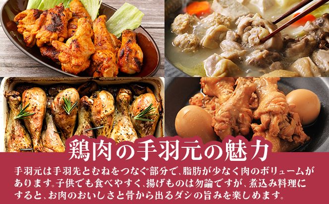 420g×6 みつせ鶏 手羽元(バラ凍結) B-967