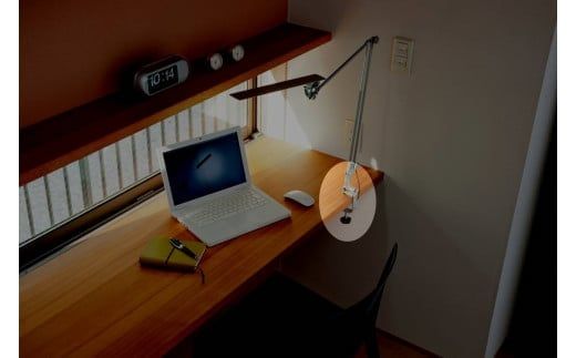 【数量限定！】ＬＥＤデスクスタンド　アルエア　ベース・クランプ同梱セット HAB004