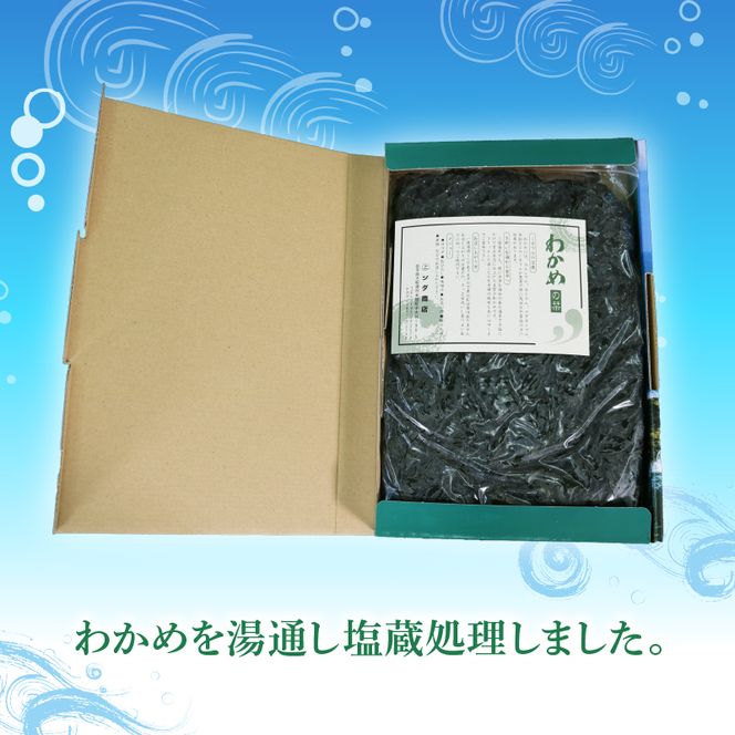 三陸わかめ 碁石浜めぐみセレクト 塩蔵わかめ 1kg（500g×2） 国産 [shidasyouten002]
