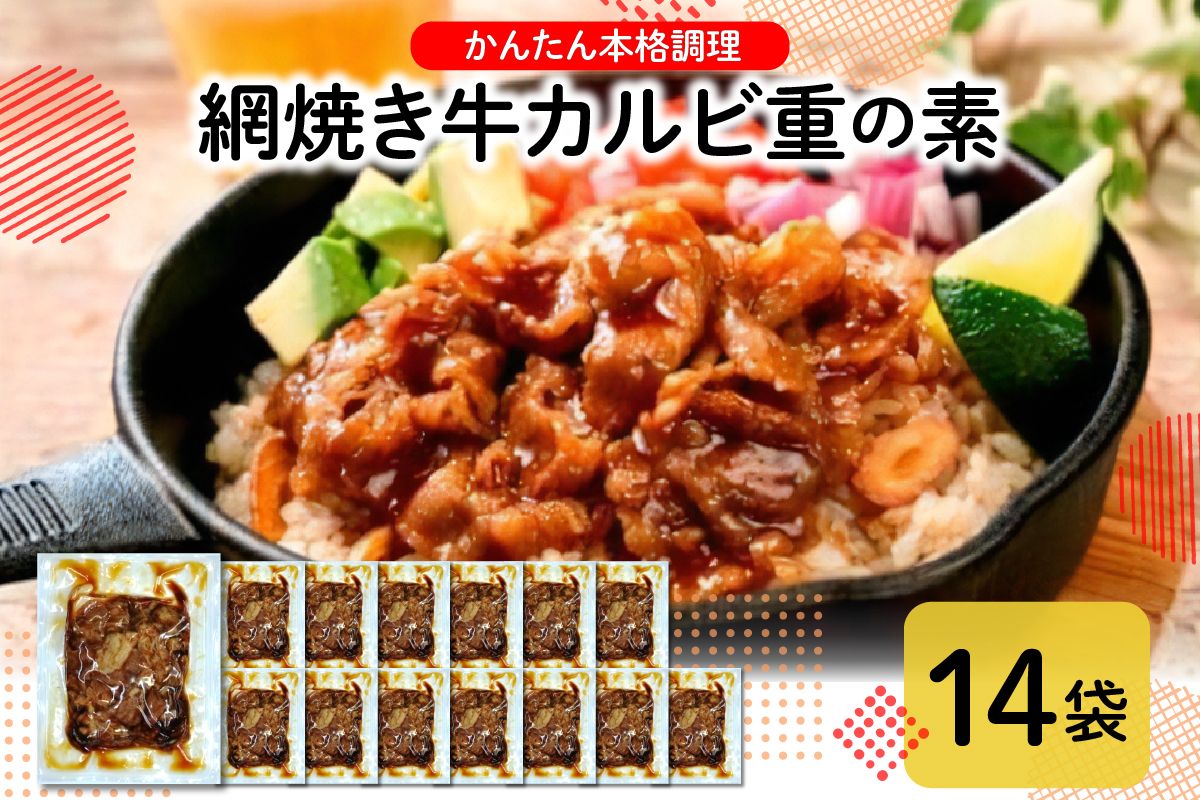 かんたん本格調理≪牛飯≫網焼き牛カルビ重の素 hi010-005