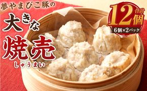 夢やまびこ豚の大きな焼売 45g×12個（計 540g）シュウマイ 点心 豚肉 惣菜