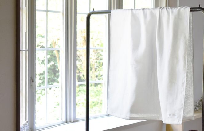 G2045 カラーガーゼ バスタオル 3枚（オフホワイト）