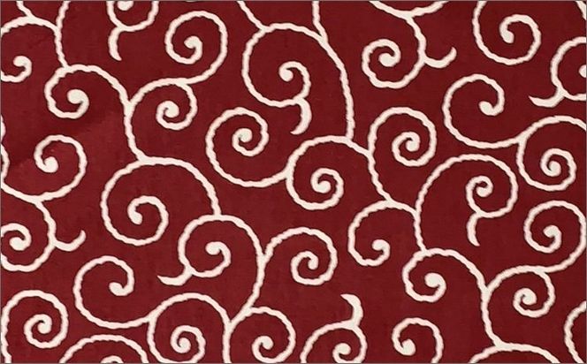 健康のお手伝い　手作り　喜楽枕　テレビ枕　正座枕(赤唐草模様）　HT00080