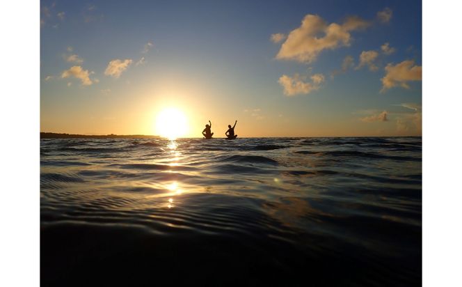 【ハレタオーシャンサポート】大人気ツアー【サンセットSUP】2名様