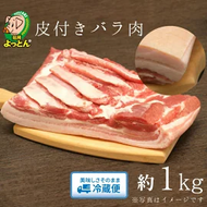 延岡よっとん皮付バラブロック約1kg N003-YZA329