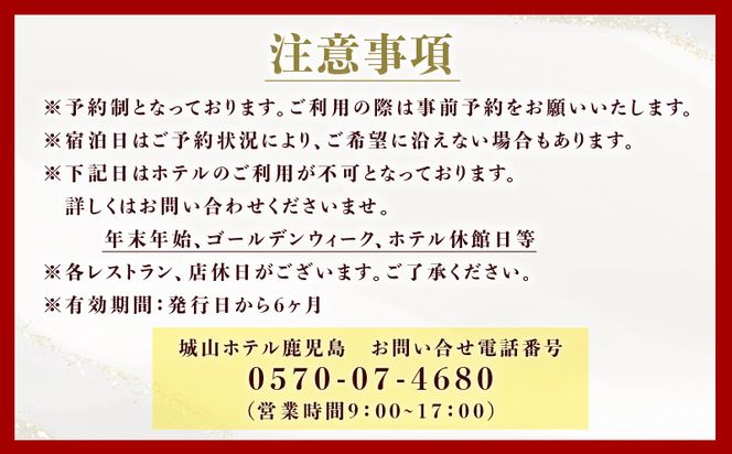 SHIROYAMA HOTEL kagoshima（城山ホテル鹿児島）デラックスツイン1泊2食付ペア　K066-007