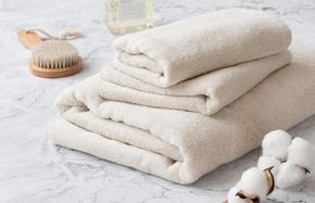 G2032 【スピード発送】ハレバスタオル1枚フェイスタオル2枚（モカ）