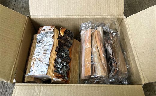 薪 お試しセット 2kg | 北海道産 道東産 広葉樹 木の皮 焚き付け 用 焚き火 初心者 ソロキャンプ キャンプ 北海道 釧路町 釧路超 特産品 121-1924-05