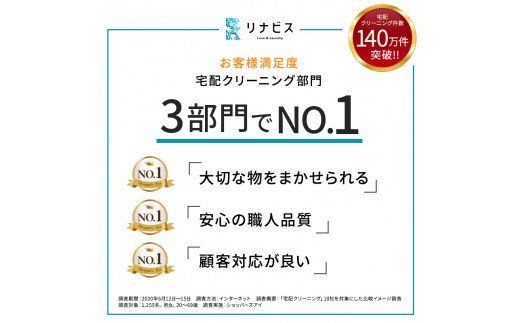 【リナビス】最高品質クリーニング ロイヤルスイートコース　クーポン（29-10）