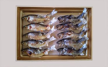 【B-609】 井保水産 鮎・岩魚塩焼き食べ比べセット10尾［高島屋選定品］