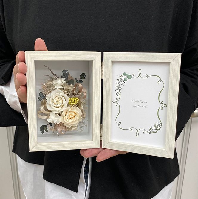 AJ198-1 プリザーブドフラワー【メモワール~冬~】春日部市 シュガーパイン