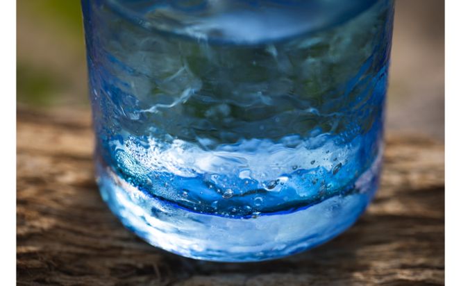 【RYUKYU GLASS WORKS 海風】はまういロックグラス2色セット