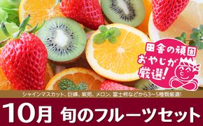 旬のフルーツセット 10月号 田舎の頑固おやじが厳選！ [BI24-NT]