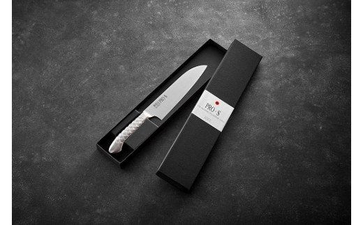 H16-01 ステンレス一体型包丁 PRO-S 三徳 【最長6か月を目安に配送】