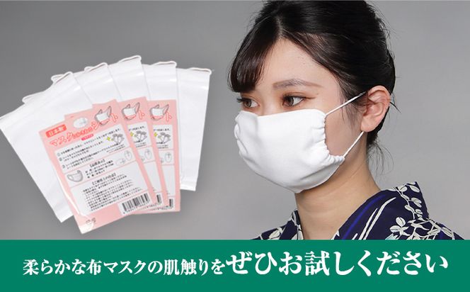 ふんわりやわらか布マスク＆不織布シート 30枚入り×5セット 錦屋《30日以内に出荷予定(土日祝除く)》岡山県 笠岡市 マスク 布マスク ダブルガーゼ 不織布シート フィルター 大人用マスク 大判サイズ---B-87---