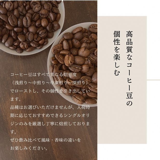 高品質 シングルオリジン コーヒー 飲み比べ 2種×各100g 【 中挽きコーヒー豆 】A4224