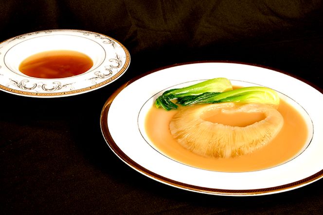 気仙沼港水揚げ 1,440時間かけて愚直に作ったフカヒレ姿煮 濃厚白湯仕立 80g 煮込み用パイタンスープ250g 各1 [海華 宮城県 気仙沼市 20565811] フカヒレ ふかひれ 鱶鰭 冷凍 中華料理 高級