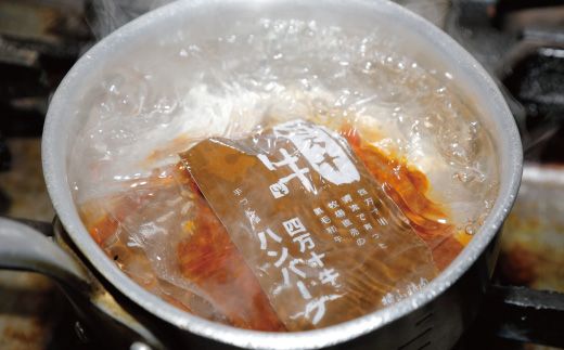 R5-017．四万十牛100%！煮込みハンバーグ・四万十牛コロッケセット （ハンバーグ4個・コロッケ5個 ）