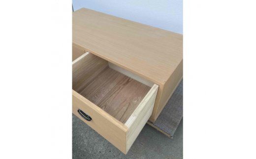 AS006-1 春日部桐箪笥　引出付衣装箱2杯引(B)